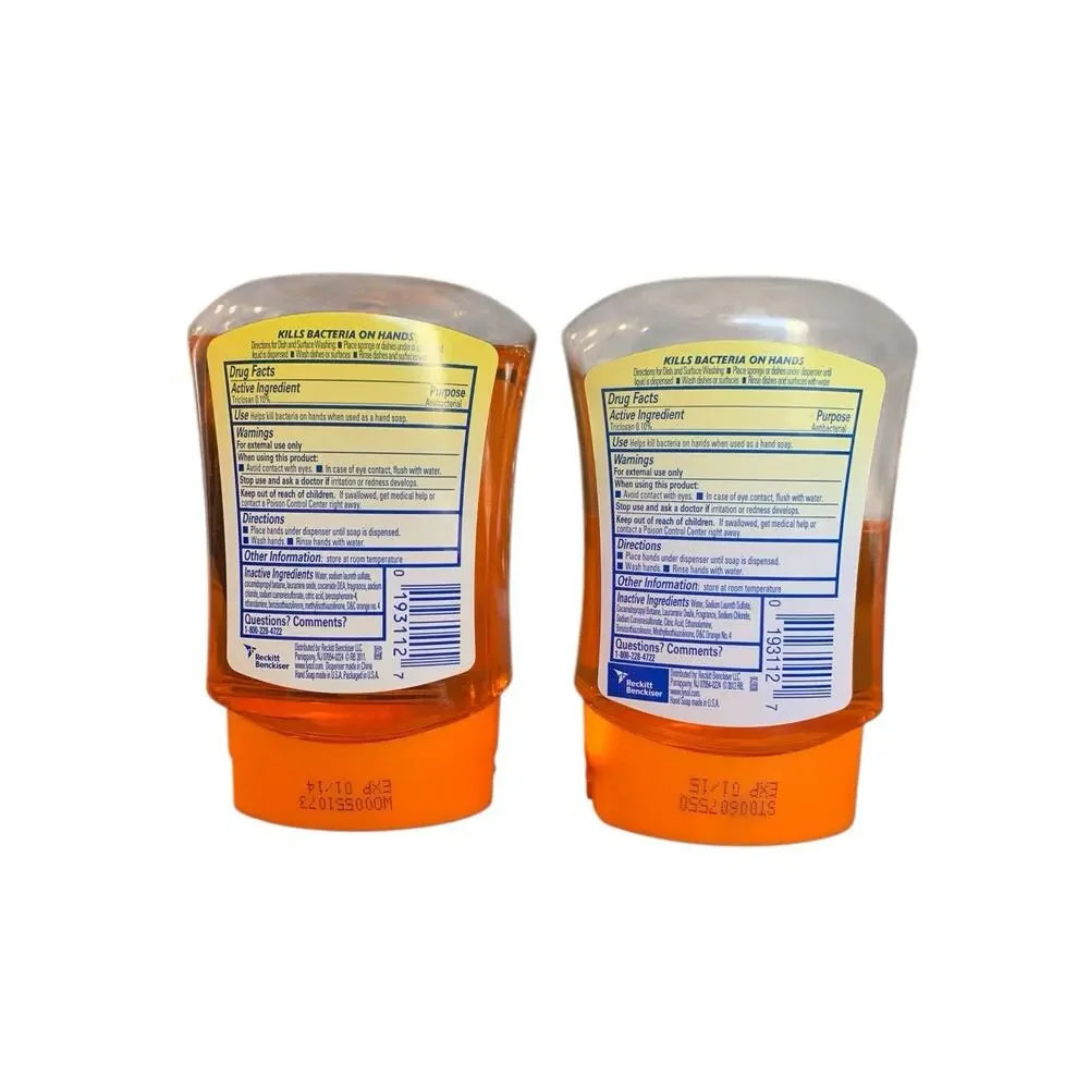 1 1/2 Lysol No Touch Kitchen System Refill Sparkling Tangerine Scent 8.5oz